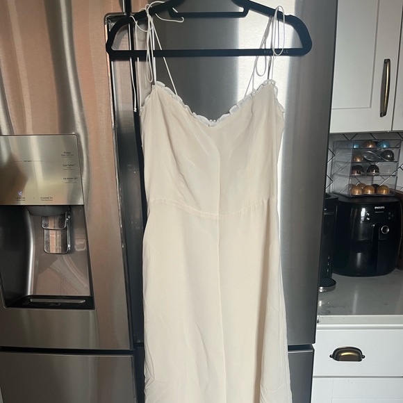 Reformation Enya Dress, White - Size 8 - Picture 1 of 4